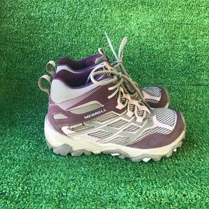 Gently Worn Girls Merrell Trail Hiking Shoes Size 12M little kid’s